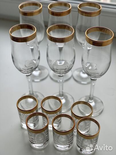 Минибар 12 предметов (бокалы и рюмки)