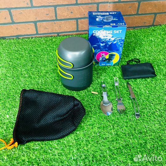 Набор анодированной посуды для кемпинга