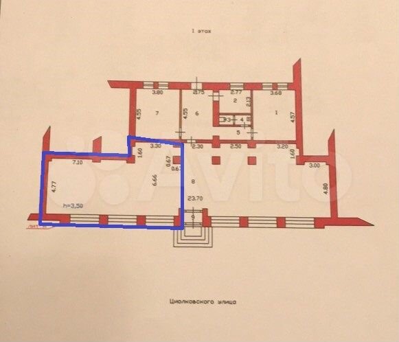 Торговая площадь, 60 м²