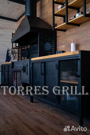 Мангальная зона лофт