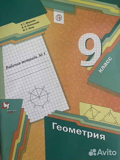Рабочие тетради по алгебре и геометрии, 9 класс