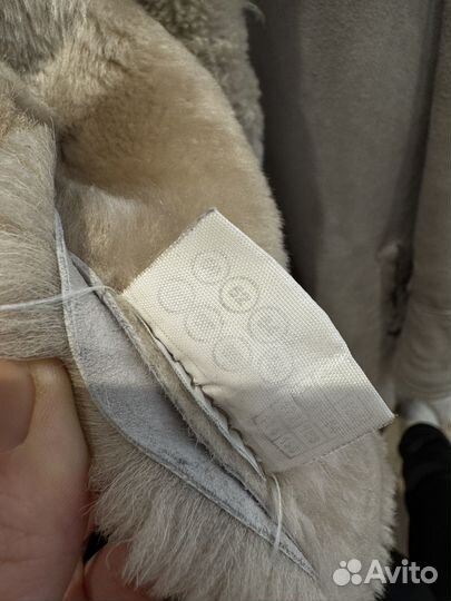 Дубленка мужская 50-52 натуральная светлая