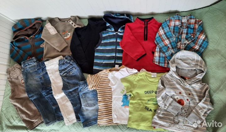 Пакет одежды мальчику, р.86-92