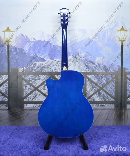 Акустическая гитара (новая) глянцевая, комплект