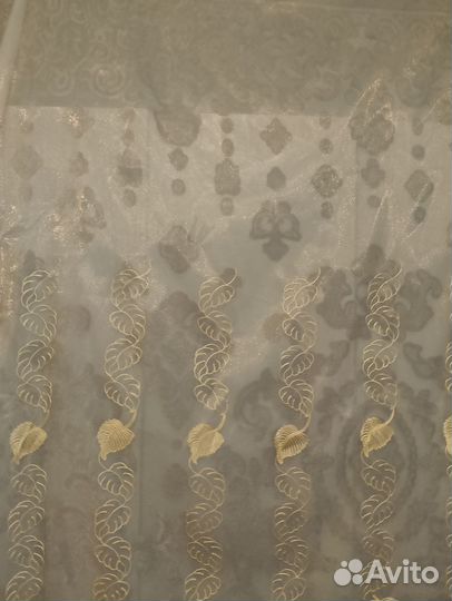 Гардина листики