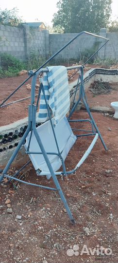 Садовые качели подвесные б/у