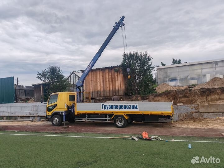 Аренда и услуги манипулятора, стрела 3 т, 10 м, борт 5 т, 6.1 м