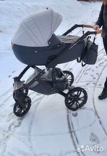 Детские коляски 2 в 1 эко кожа
