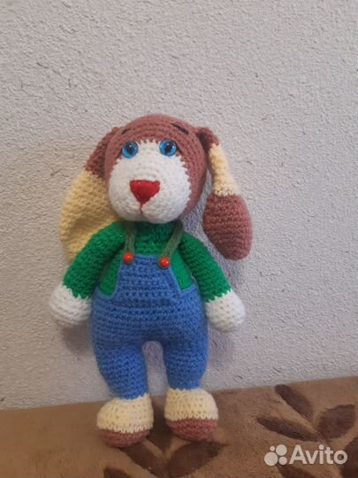 Мягкие вязанные игрушки ручной работы