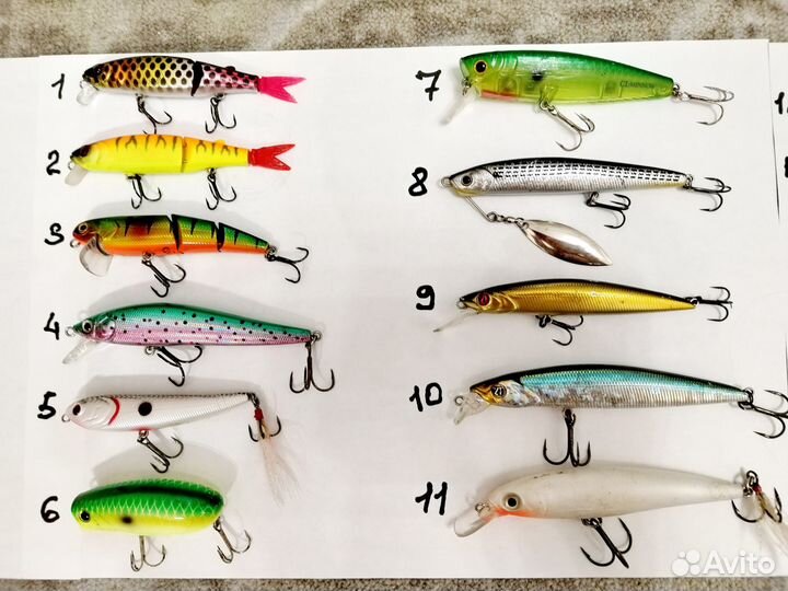 Воблеры Rapala Jackall Lucky Craft Tsuribito