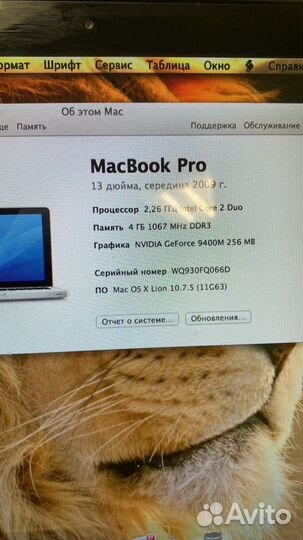Apple macbook pro 13 2009