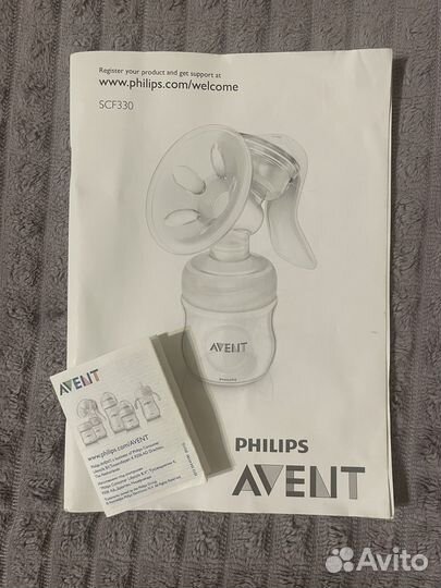 Молокоотсос avent ручной