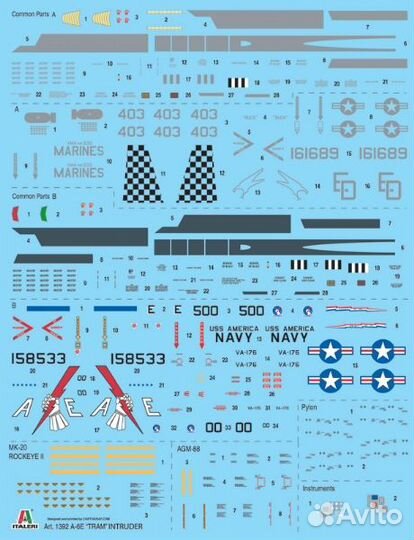Сборная модель самолета Italeri 1392ит