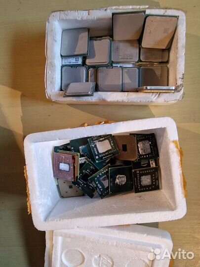 Процессора разные ноутбучные и пк старые