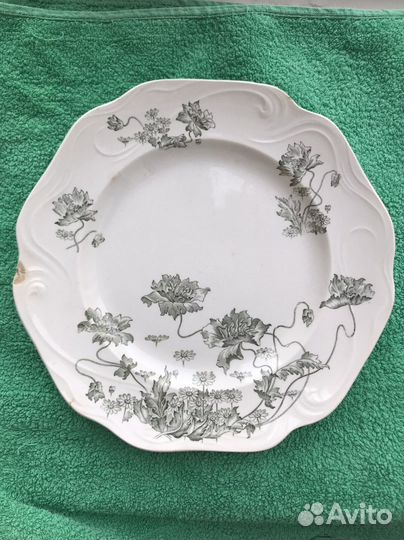 Продано. Тарелка фарфор Кузнецов Царская Россия