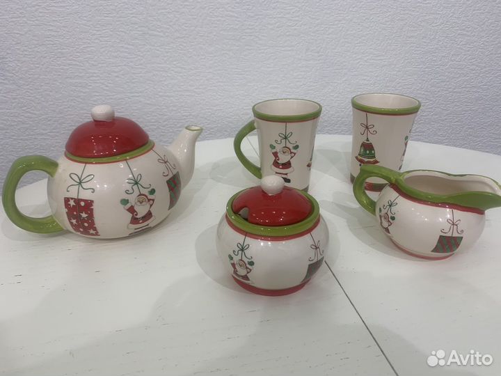 Сервиз чайный новогодний