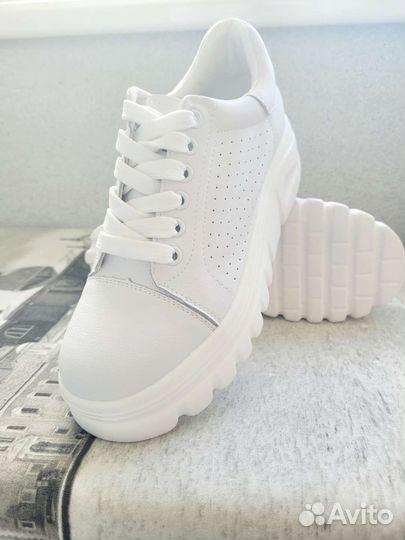 Кеды женские натуральная кожа