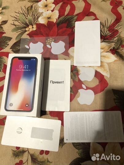 Коробка от iPhone x 256