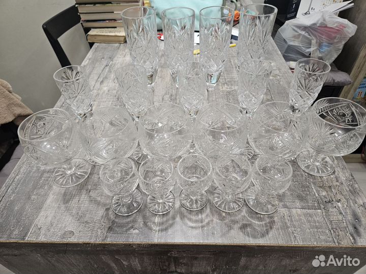 Хрустальные бокалы