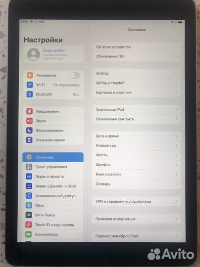 iPad air 2 модель А1566 16Gb Wi-Fi