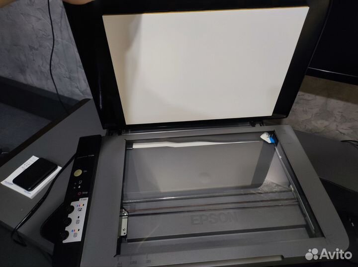 Принтер epson stylus TX106 + краски