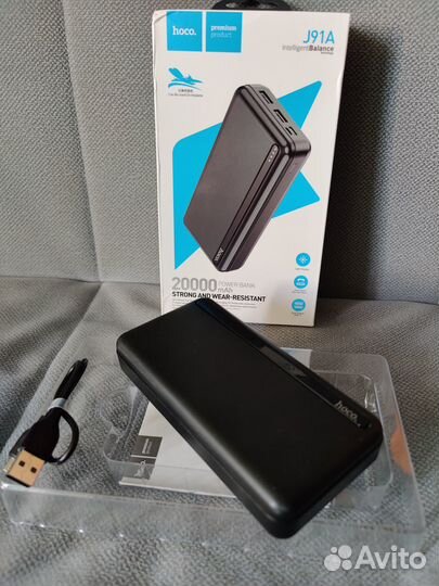 Портативный аккумулятор hoco J91A - 20 000 mAh