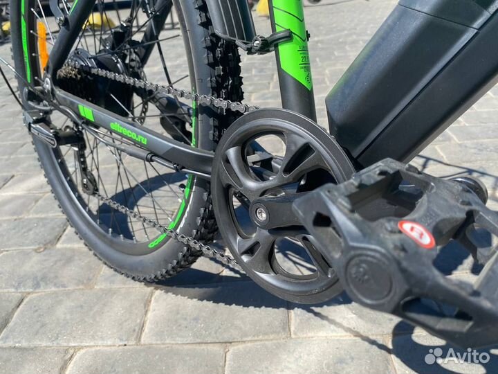 Велогибрид eltreco XT 800 Pro черно-зеленый 2669