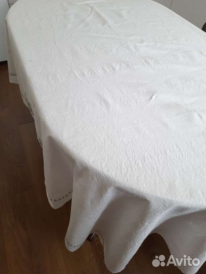 Скатерть с вышивкой СССР