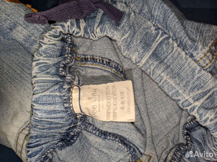 Шорты джинсовые на мальчика на рост 128