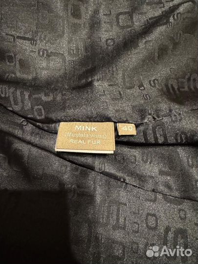 Шуба норковая серая