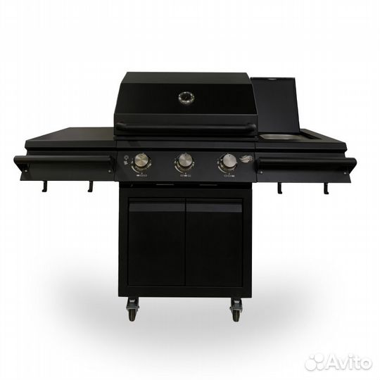 Гриль газовый B-Fire Bizon Black 3