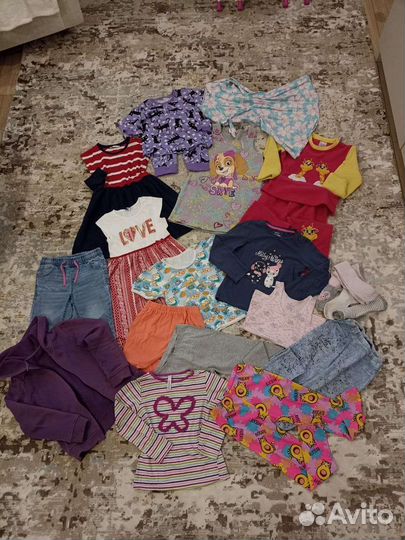 Вещи пакетом на девочку, 116-128р