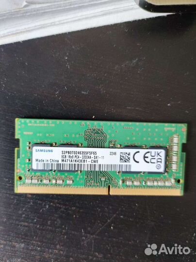 Оперативная память для ноутбука ddr4 8gb 3200