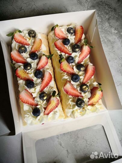 Меренговый рулет, торт