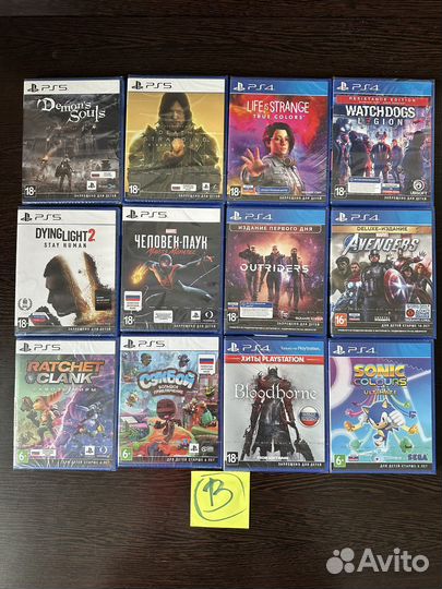 Игры Новые в пленке для ps4,ps5 читайте описание