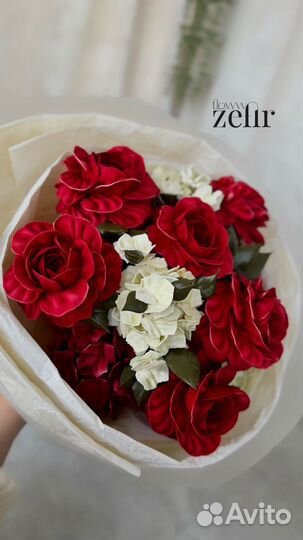 Сладкий букет из Зефира ручной работы