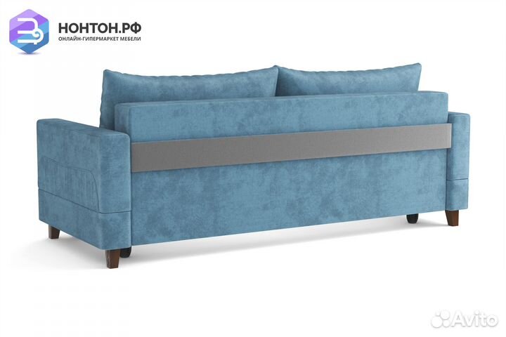 Диван выкатной евромагнат бирюзовый