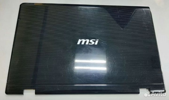 Крышка матрицы для ноут. MSI CX620 (Скол)