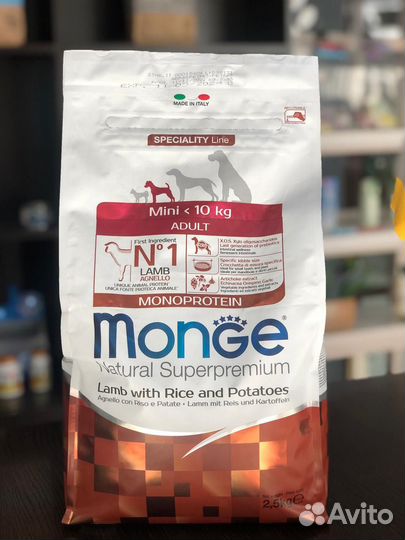 Корм для собак monge
