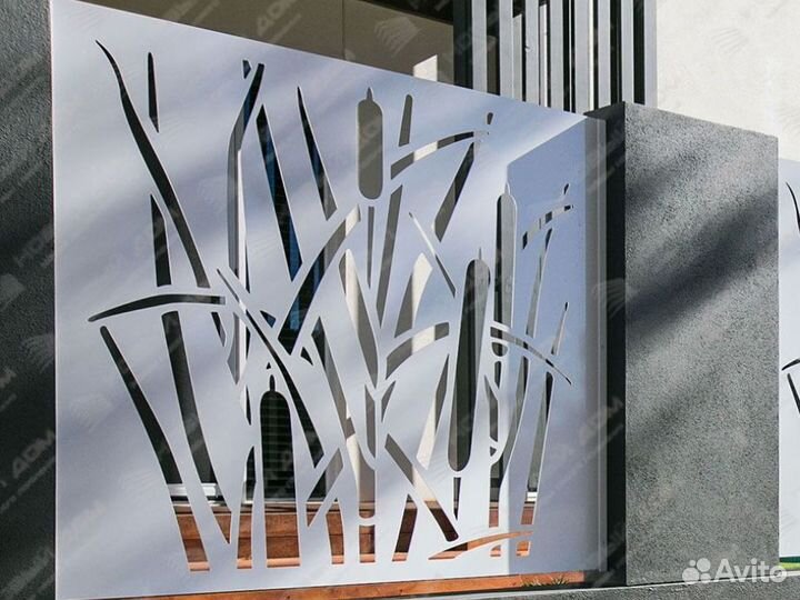 Забор металлический Хай-тек