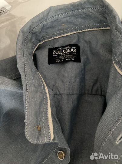 Рубашка мужская pull & bear