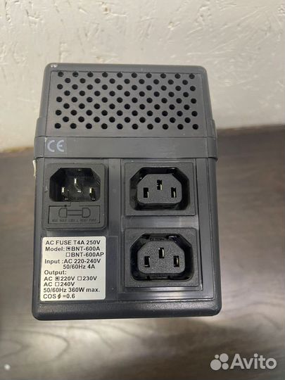 Интерактивный ибп Powercom Black Knight BNT-600A