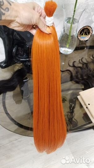 Волосы для наращивания натуральные 80 см