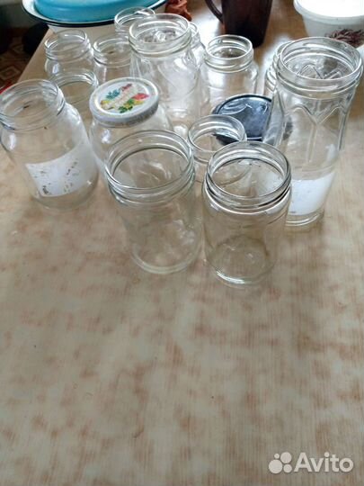 Продам стеклянные баночки 100шт