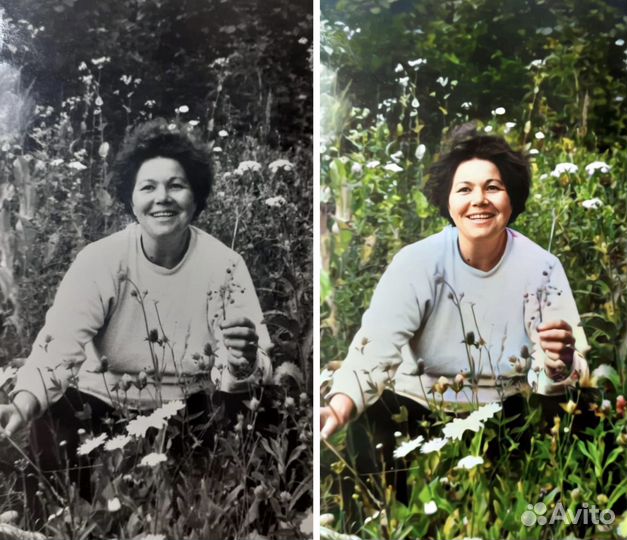 Портрет по фото на холсте