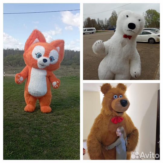 Белый Мишка. Бурый Мишка. Рыжая Лиса Поздравление