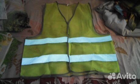 Жилет сигнальный для водителей зелёный