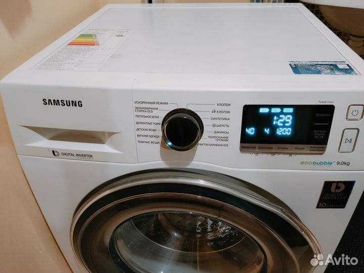 Стиральная машина Samsung WW 90 J 6410 CW1