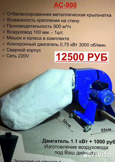 Стружкоотсос (аспирация, вытяжка, циклоны)