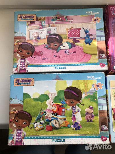 Детские паззлы 4 набора цена за все